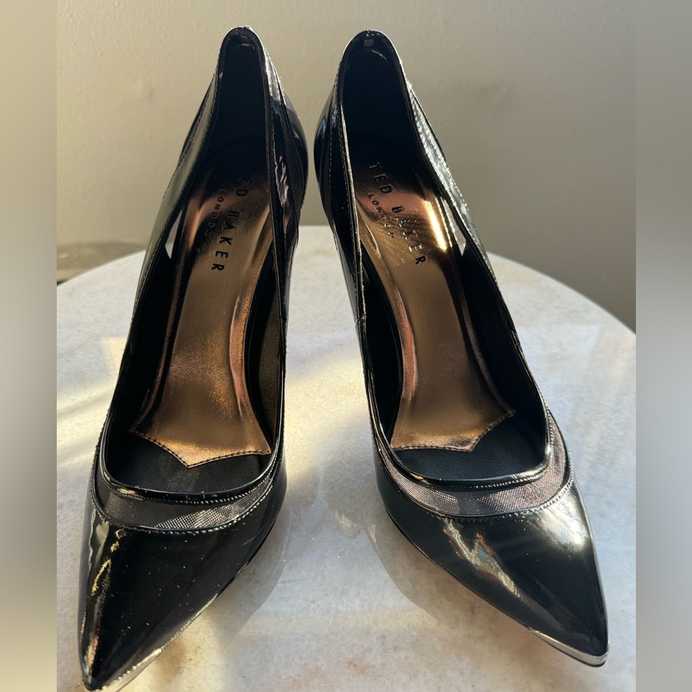 Ted Baker Black Patent Leather Heels
